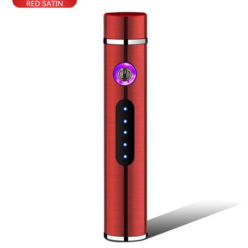 USB Зажигалка двойная дуга для сигарет курить электронный перезаряжаемый подарок для друзей