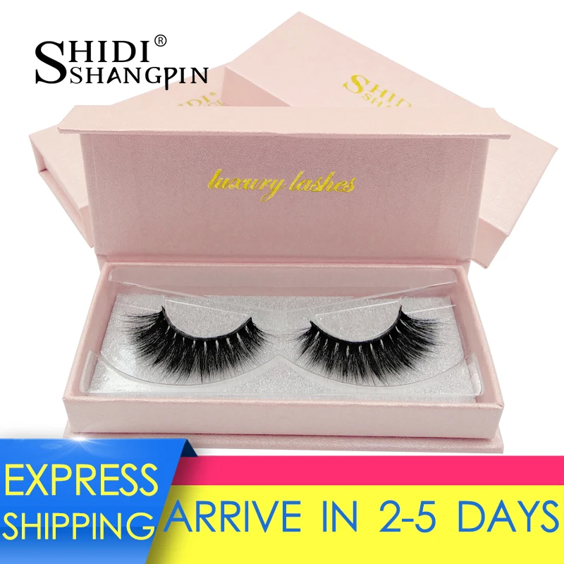 

SHIDISHANGPIN 1 box 3d mink eyelashes soft fluffy 100% cruelty free lashes 3d hand made false eyelashes eye makeup extension