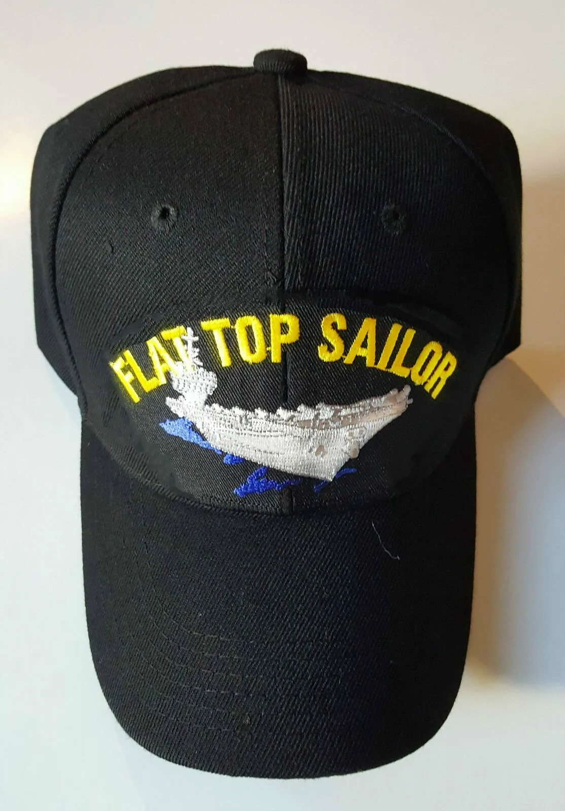 

Printed U.S. NAVY FLAT TOP SAILOR Military Baseball Cap Adjustable