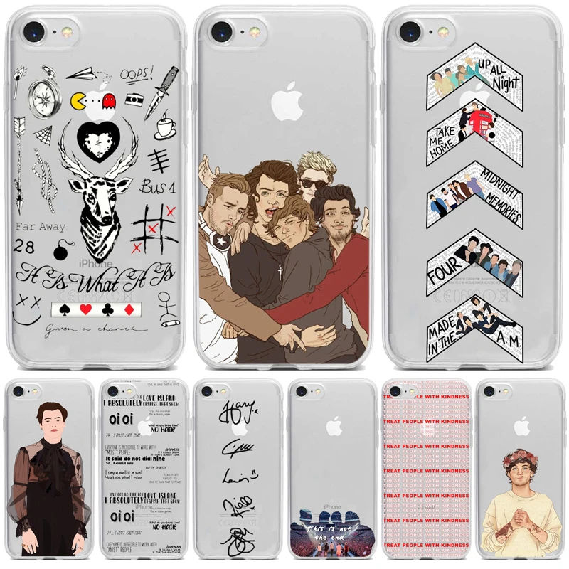One Direction Harry Styles Луи Томлинсон относиться к людям с доброте чехол для iphone 6 6S 7 8 plus X XR