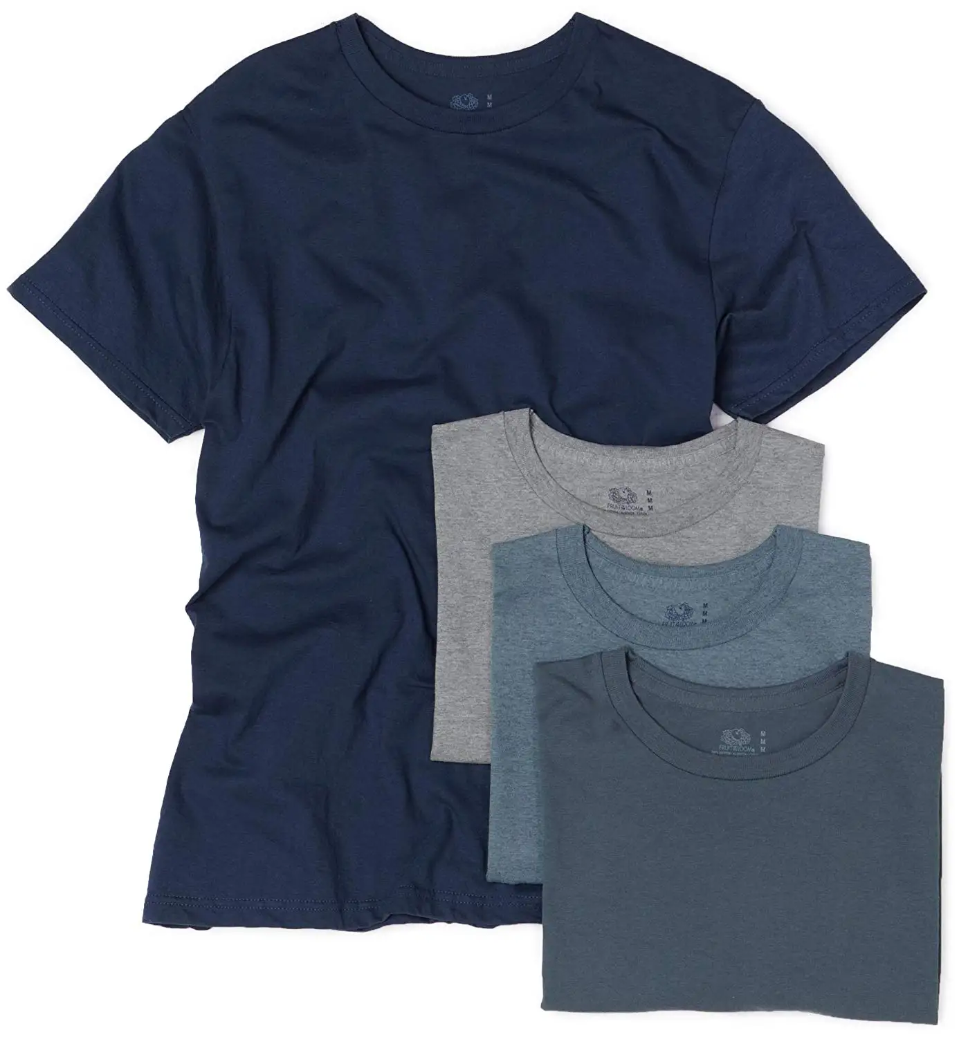 

38USD Men's Crew Neck T-Shirt Three Quarter Full Short Full