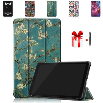 

Magnetic Case for Lenovo Tab M7 TB-7305F TB-7305X TB-7305I PU Leather Smart Protective Case Cover For Lenovo M7 Case + Pen