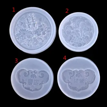 

Traditional Lock Wedding Mandarin Duck Silicone Resin Mold Jewelry Making Tools