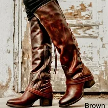 Женские сапоги; зимние высокие сапоги; коллекция года; кожаные женские ботфорты; зимняя женская обувь; большие размеры 35-43; женские сапоги