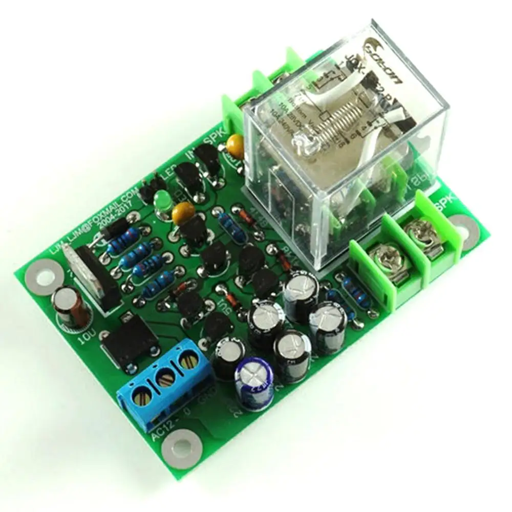 

10A AC12V-18V Dual-channel Speaker Protection Board w/Relay