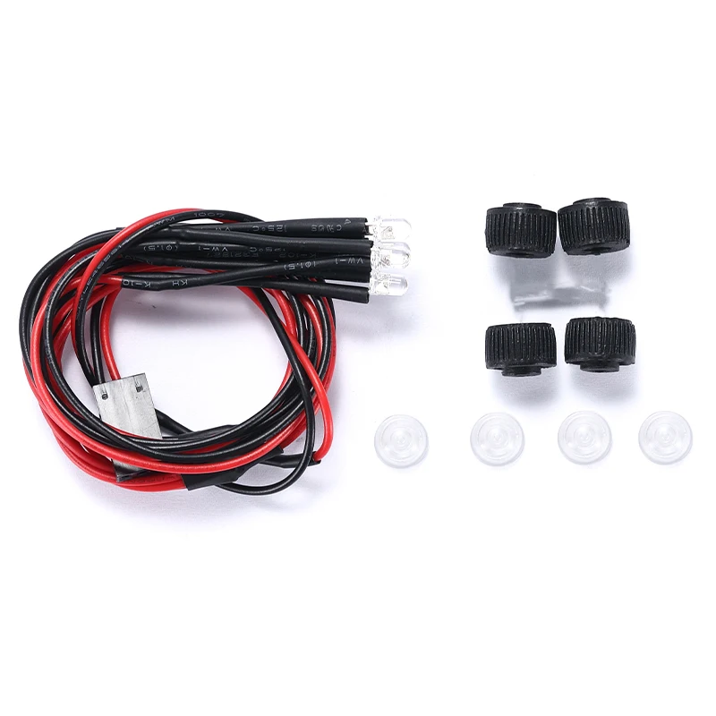 4Pcs/Set Led Light Cover Spotlight Roof Lampshade for Axial SCX24 1/24 RC Crawler Car Upgrade Parts Accessories | Игрушки и хобби