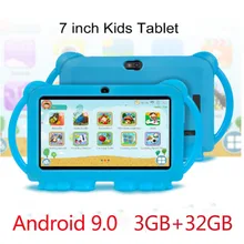 7 inch Children�s Learning Tablet Android 9 0 System 3GB 32GB Tablet Computer With Silicone Case USB Quad core Charging