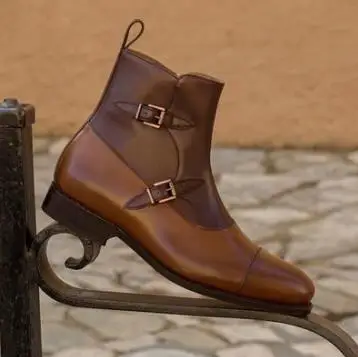 

Fashion Men Shoes Top Quality Zipper PU Leather Comfortable Fashion Ankle Men's Boots Casual Zapatos De Hombre YK483