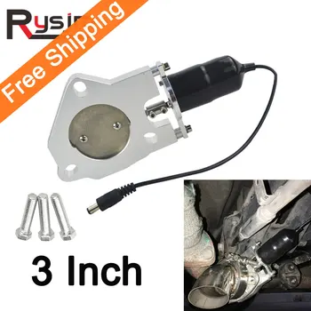 

3.0" Electric Exhaust CutOut Valve Cut Out Kit Stainless Steel Headers Adjust car sound Exhaust Pipe muffler for car Universal