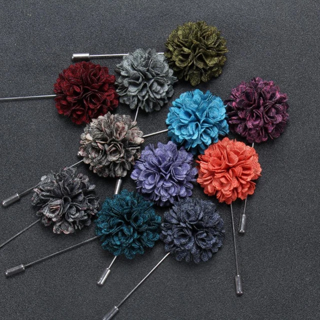 Flower Brooch Wedding Man Suit  Brooch Pin Men Flower Wedding - Wedding  Brooches - Aliexpress