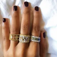Классическое розовое широкое кольцо, цветок, выдолбленное ремесло, розовое золото, свадебное Открытое кольцо, модные вечерние ювелирные изделия, подарки, регулируемое кольцо на палец
