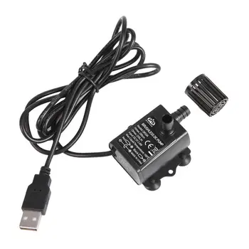 

Hot Ultra-quiet USB Mini Brushless DC Water Pump DC5V 2.4W 250L/H Lift 2m Submersible Fountain Aquarium Circulating