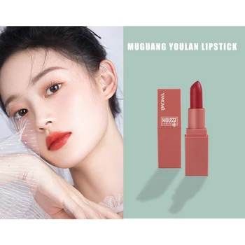 

5pcs/set Matte Velvet Lipstick Set Long-lasting Waterproof Non-stick Cup Easy To Color Lip Stick Makeup Cosmetic Accessories