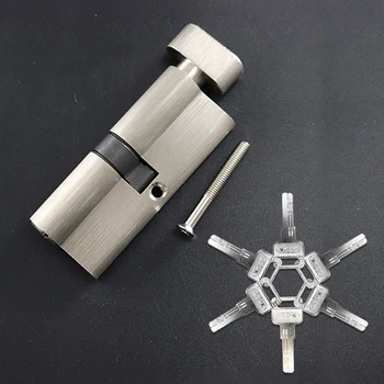 

Door Locks Security Lock Cylinders 55 60 65 70 75 80mm for 35- 50mm Thickness Door lock for home Core Lock Cylinders 6Keys