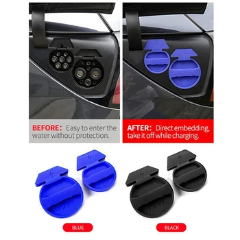 

Car Charging Port Cover for Tesla Model 3 Waterproof Dust Cover Automotive Modification Accessories for Tesla Model 3