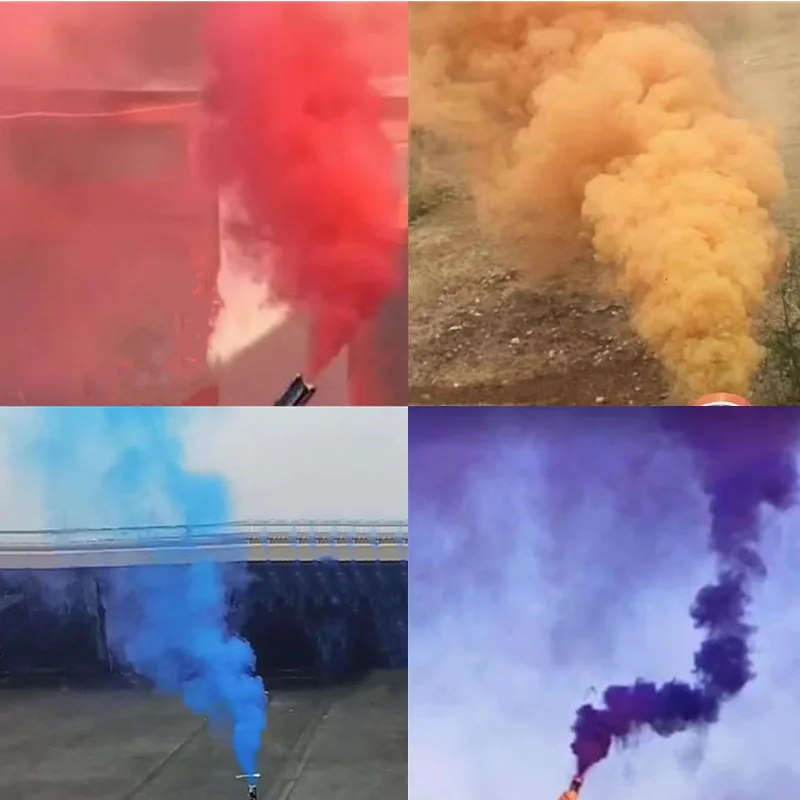 1pcs Smoke Cake Colorful Effect Show Round Bomb Stage Photography Aid | Дом и сад