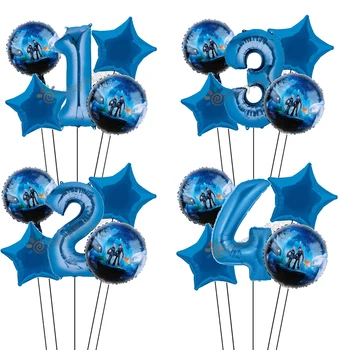 

5pcs How To Train Your Dragon Balloon Black Dragon Toothless Ballons Deco Birthday Party Decor Toys For kids
