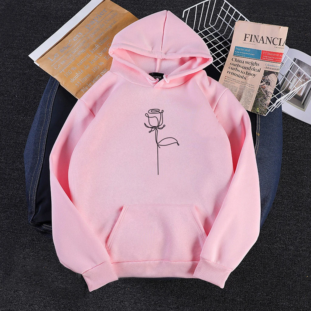 rose sweatshirt womens