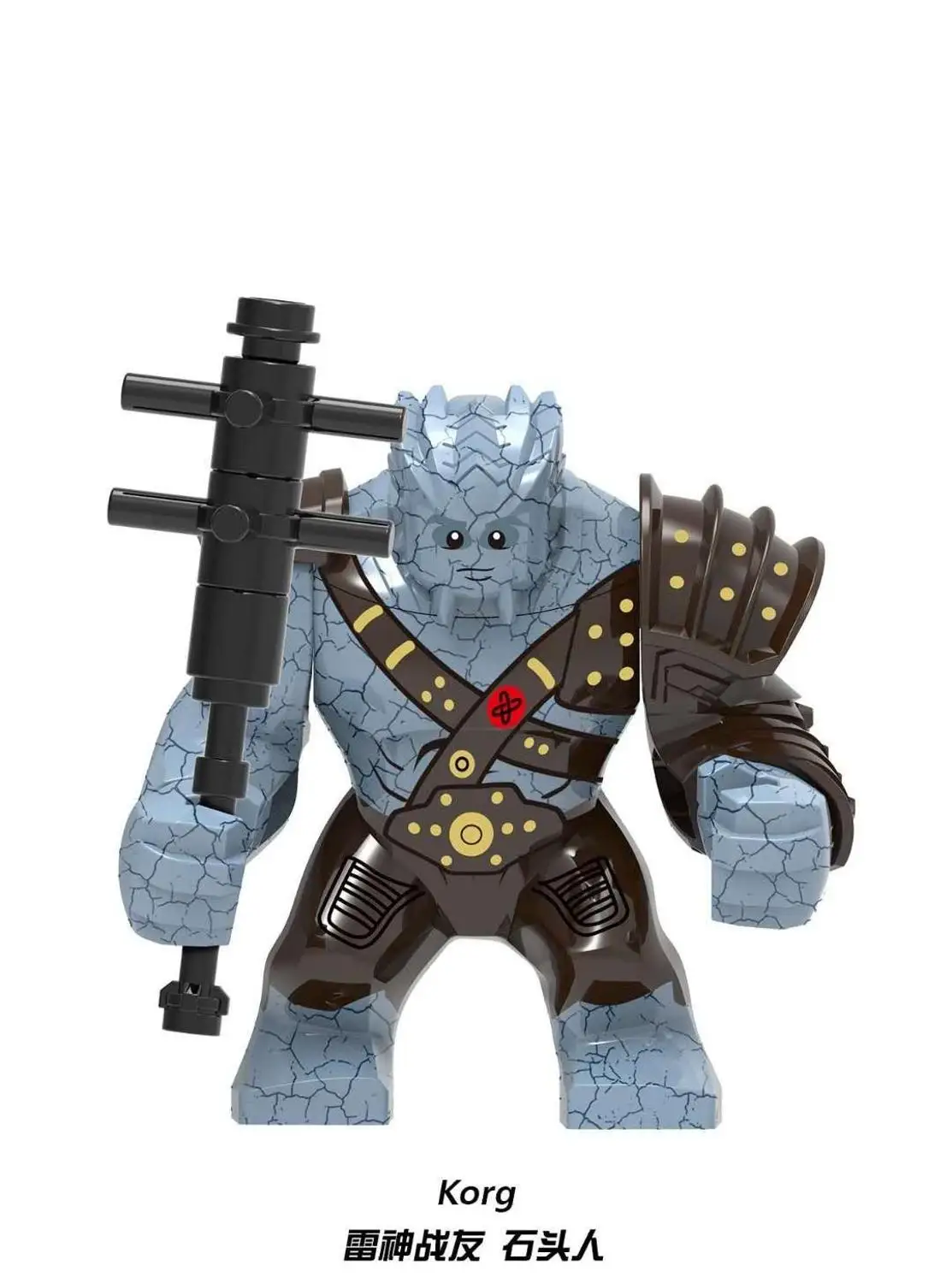 50 шт./лот XH1259 большой Thanos Infinity Gauntlet камни Мстители Endgame Халк Iran Man человек паук супер герои строительные блоки игрушка - Цвет: Светло-розовый