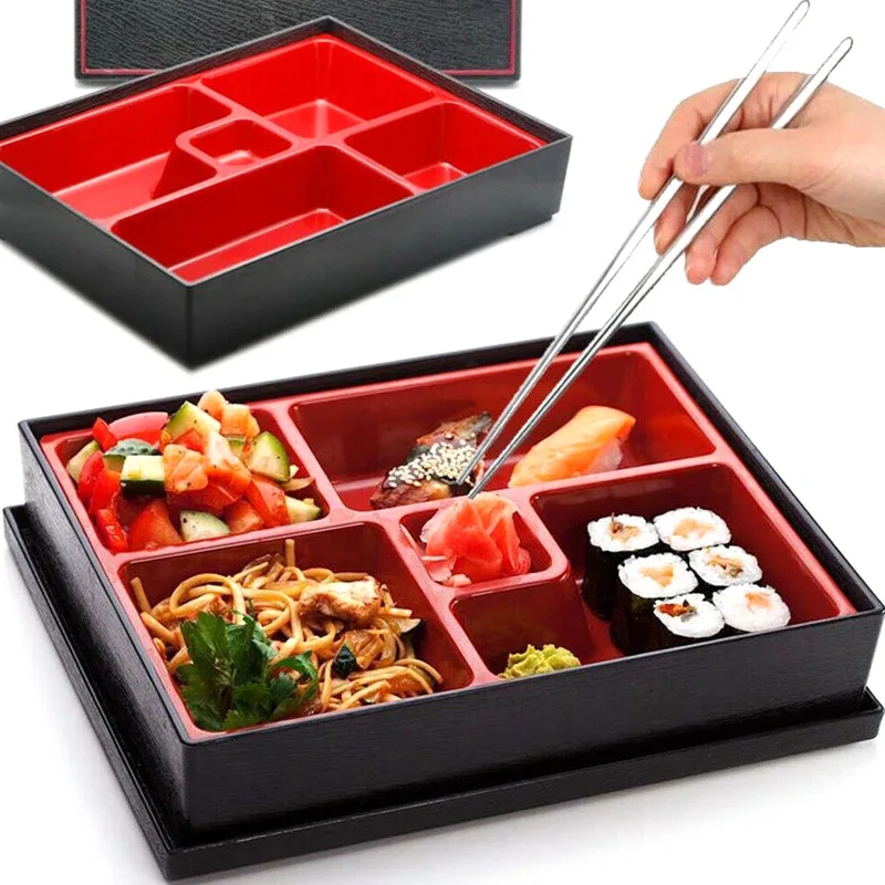 

Japanese Bento Lunch Box Office Food Container Portable Rice Sushi Catering 2019ing