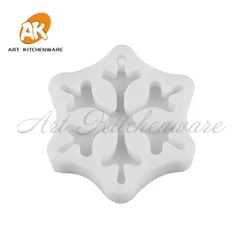 

New Christmas Snowflakes Cake Mold Silicone Mold Cake Decorating Fondant Mold Cake Decorating Tool