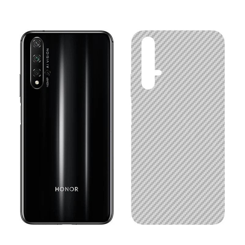 Защитная пленка для задней панели из углеродного волокна Huawei Honor 20 20i Pro Lite 20S 9X Play 3