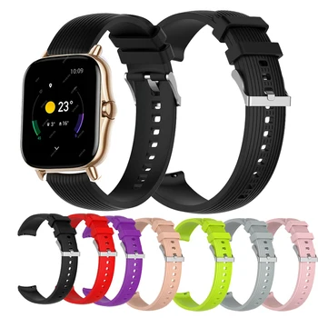 

Wrist Band for Huami Amazfit GTS 2 GTR 42mm Bracelet 20mm Silicone Strap for Huami Amazfit Bip S BIT Youth Wearable Watch Band