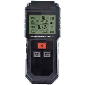 

DMM LCD Electromagnetic Radiation Detector Tester Radiation Electric Field Magnetic Field Dosimeter Tester Sound and Light Alarm
