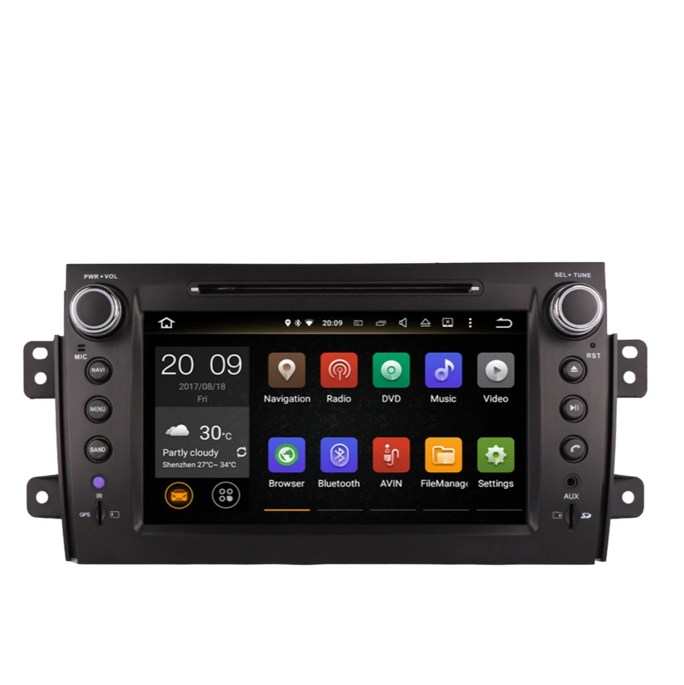 Автомобильный GPS-навигатор 4G + 64G Android 10 0 радио для Suzuki SX4 2006-2012 Octa Core 8