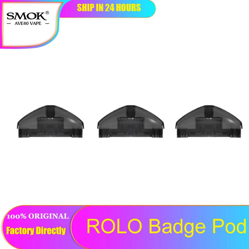 Зазор Smok 3 шт. оригинальный ROLO значок на замену Pod 2 мл емкость распылитель
