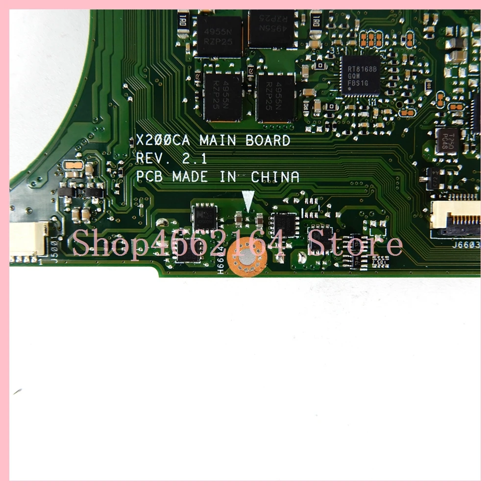 X200CA Motherboard i3-3217CPU 4GB RAM For ASUS
