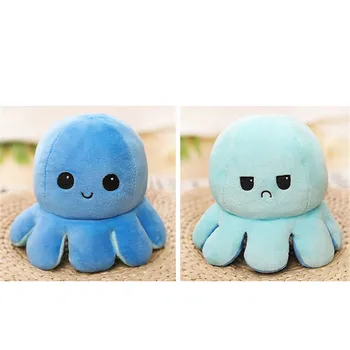 

Reversible Flip Stuffed Plush ornaments Doll Soft Simulation Reversible Plush Toy Color Chapter Plush Doll Filled Plush Toy