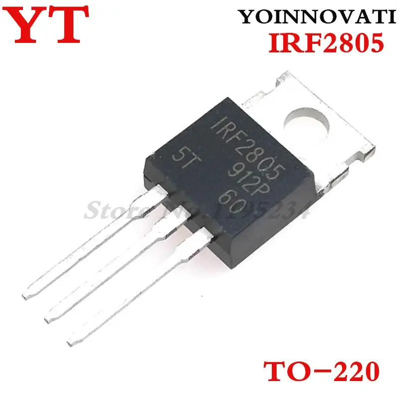 20 шт./лот IRF2805 MOSFET N-CH 55V 75A TO-220AB лучшее качество | Электронные компоненты и