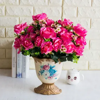 

Imitation Flowers 12 Head Spring Big Flower Wedding Decoration Artificial Flower Artificial Plant