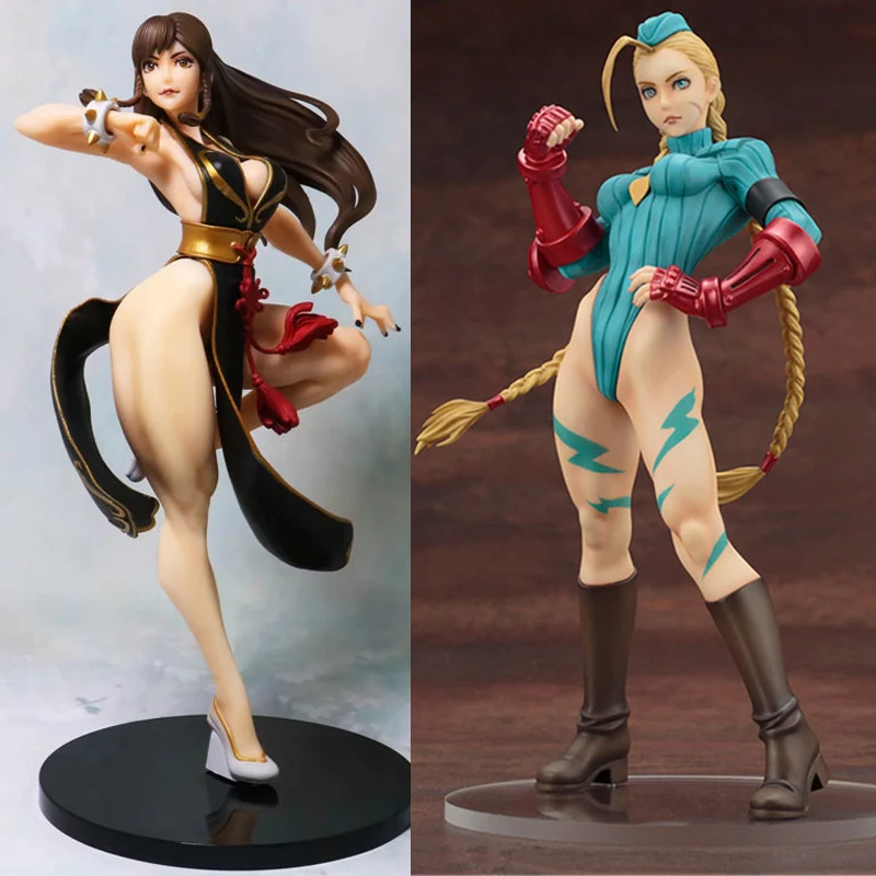 Фигурки игрушечные из ПВХ для привлекательной девочки 23 см Kotobukiya Chun Li кукла аниме