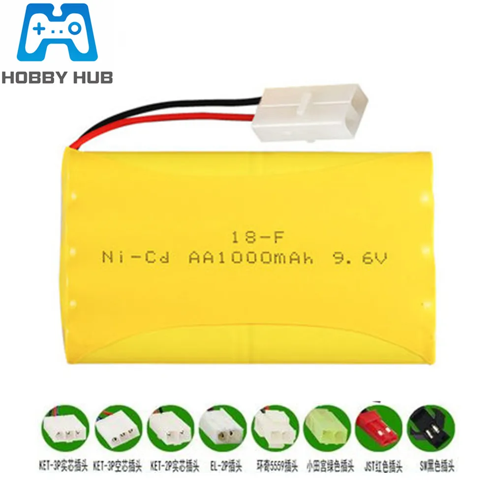 9,6 V 1000mAh Ni-Cd батарея 9,6 v AA батарея для MJX 1559 8888 RC автомобилей лодки Запчасти