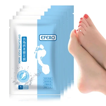 

6Pair Exfoliating Foot Mask Peeling Feet Mask Dead Skin Calluses Heels Whitening Feet Mask Socks for Pedicure Socks Foot Patches