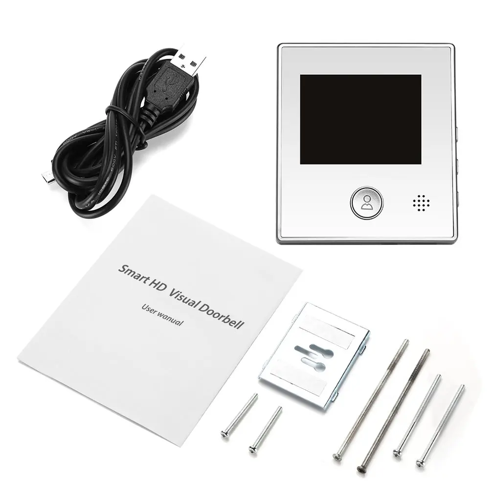 

2.8 Inch Smart Electronic Cat Eye Visual Cat Eye Doorbell Photo Video Night Vision Door Mirror Cat Eye