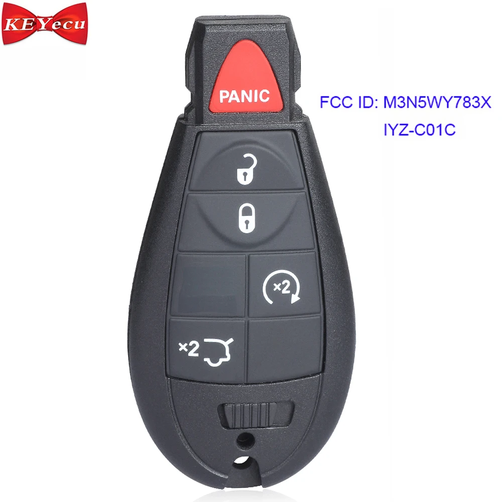 KEYECU для Jeep Grand Cherokee 2008 2013 Commander 2010 дистанционный брелок M3N5WY783X IYZ C01C 68066849|Ключ от