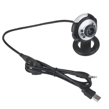 

USB 2.0 Digital HD Webcam Camera 30.0 Mega Pixels 6 Web LE Cam High With PC Quality Microphone LAPTO For Skype For MSN I0C8 W8L1