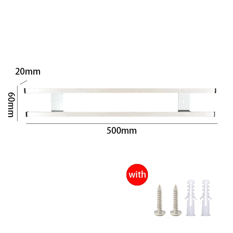 Самоклеящийся магнитный держатель для ножей 304 нержавеющая сталь настенное крепление кухонный магнит магнитный держатель для ножей органайзер для ножей - Цвет: 500mm nail