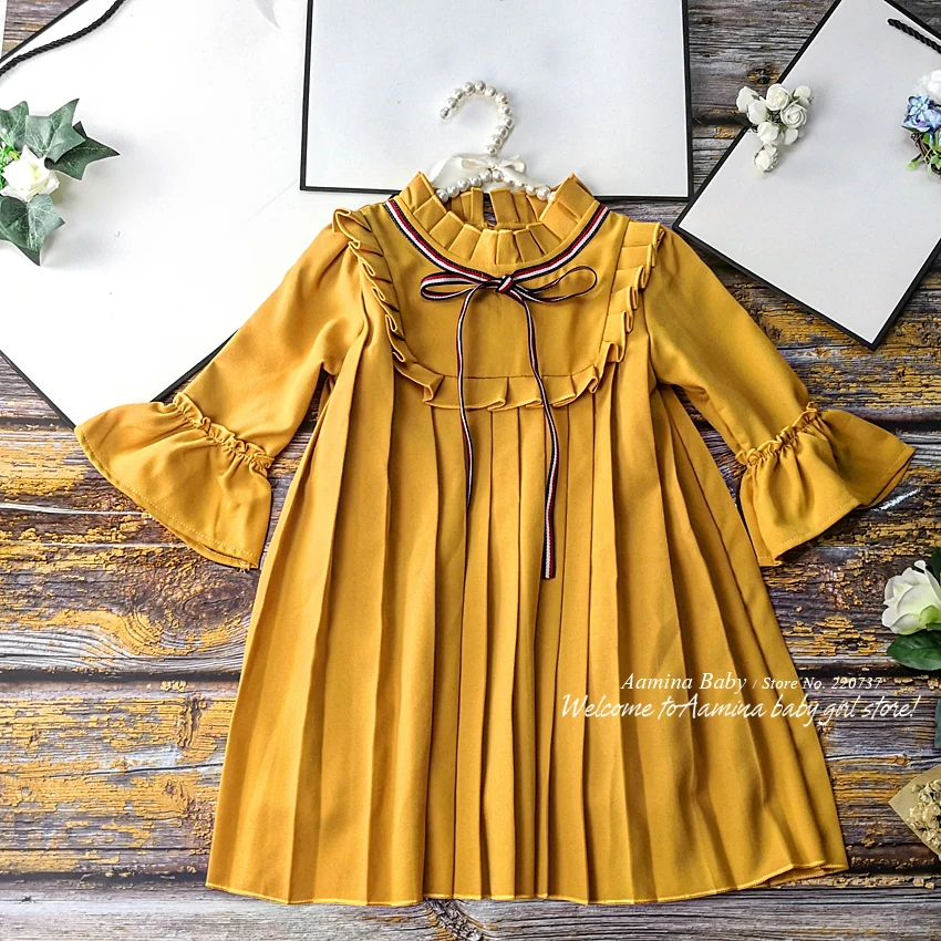 

1959D Preppy Style Princess Toddler Baby Girls Christmas Dress Fall Winter Party Kid Dress For Girl Thanksgiving Baby Clothes