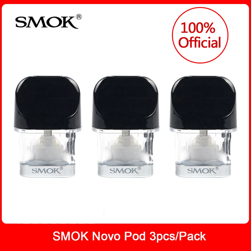 Оригинальный SMOK NOVO Pod 2 мл Ом/Ом сменный многоразовый картридж для электронной