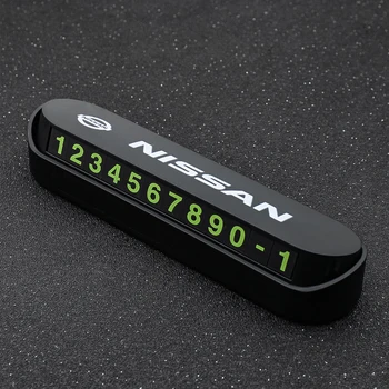 

Car Hideable Temporary Car Parking Phone Number Card For NISSAN QASHQAI J10 J11 2011 2008 2018 2019 Auto Interior Accessories