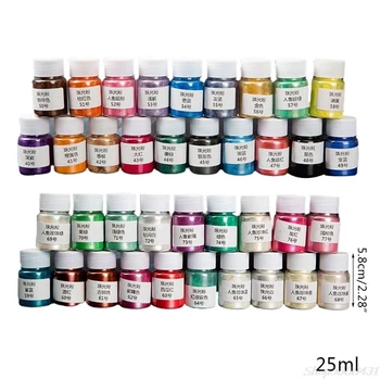 

1 Set Cosmetic Grade Pearlescent Mica Powder Epoxy Resin Dye Pearl Pigment DIY Jewelry Crafts Making S29 20 dropshipping