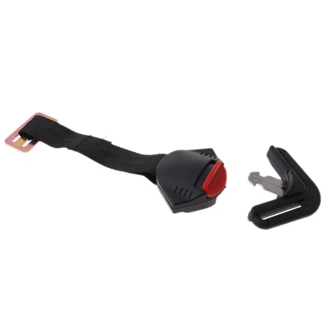 2 Clips De Sangle Pour Siège Auto Enfant - Attache Ceinture De Sécurité Bébé - Pince De Sécurité Pour Poussette Et Voiture - Noir Et Gris