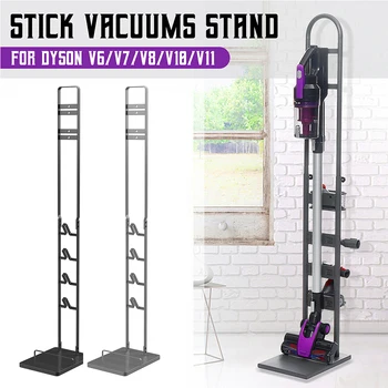 

Vacuum Cleaner Stand Freestanding Cordless Vacuum Bracket for Dyson V6 V7 V8 V10 V11 Cleaners Stable Metal Handheld Stand Holder