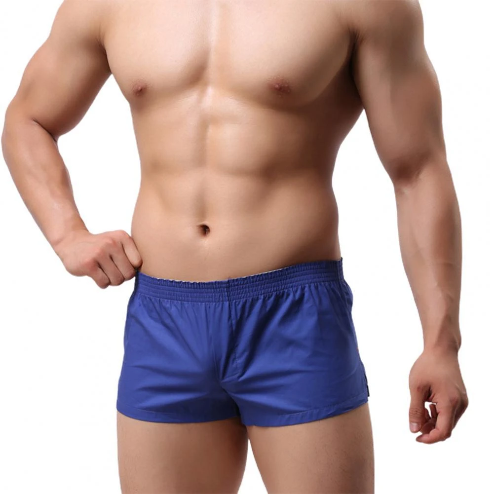 best boxer briefs for men Soutong Men Skin-friendly Underpants Breathable Cotton Blend Elastic Waistband Boxer Brief for Gym Sports boxer briefs