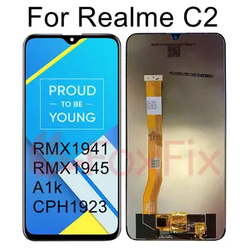 

For OPPO Realme C2 LCD Display Touch Screen Digitizer Assembly Replacement For Realme C2 LCD Screen A1k RMX1941 RMX1945 CPH1923