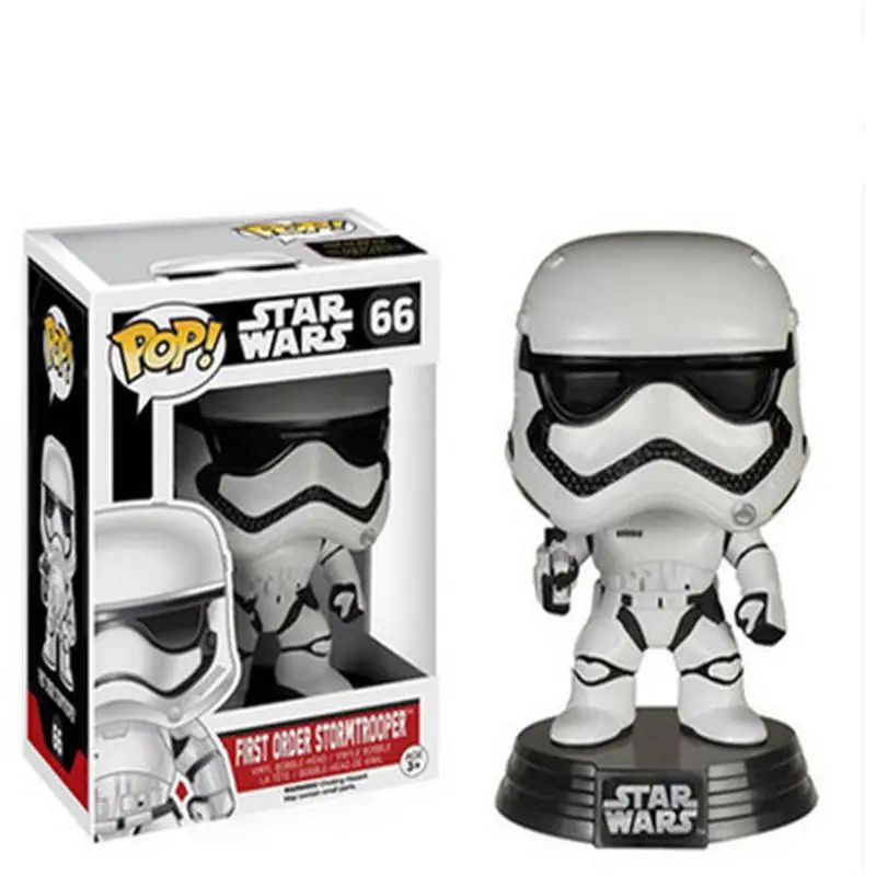 Funko pop официальный история Звездных Войн ПВХ фигурка Коллекционная модель игрушки подарки - Цвет: with box 66